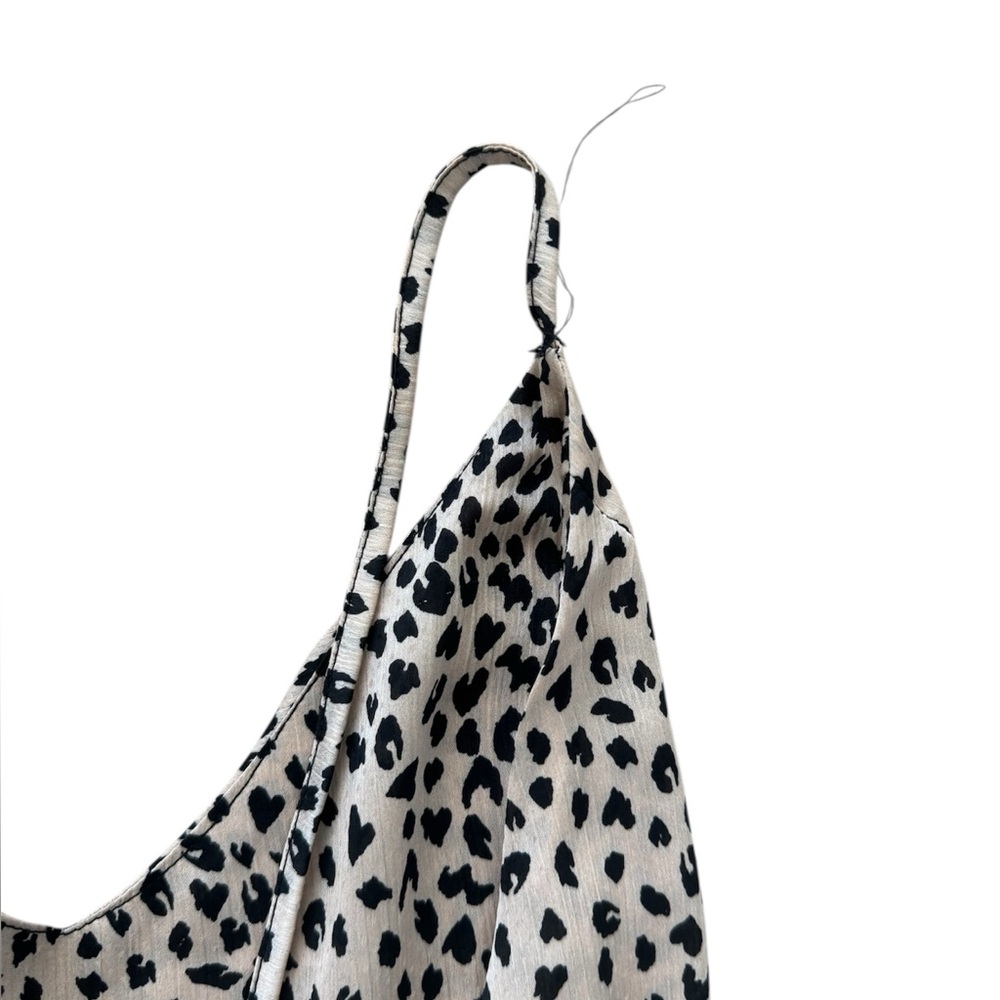 Cupshe Ayana Lace-up Backless Maxi Slip Dress - Leopard Print - NWT - Size XL - Picture 6 of 7